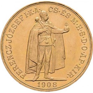 František Josef I., 1848 - 1916, 100 Koruna 1908 KB - původní ražba (pouze 4.038 ks),