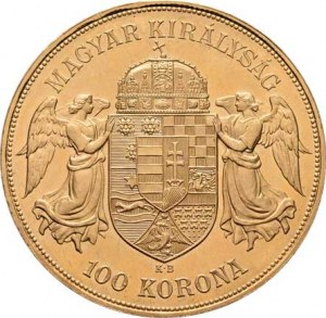 František Josef I., 1848 - 1916, 100 Koruna 1908 KB - původní ražba (pouze 4.038 ks),