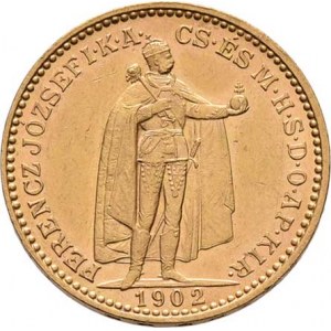 František Josef I., 1848 - 1916, 20 Koruna 1902 KB, 6.767g, nep.rysky, pěkná patina
