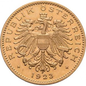 Rakousko, republika, 1918 -, 100 Koruna 1923, KM.2831 (Au900, pouze 617 ks),