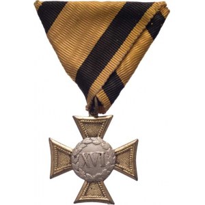 Rakousko - Uhersko, František Josef I., 1848 - 1916, Služební kříž za 16 let - typ 1849, Marko.373b