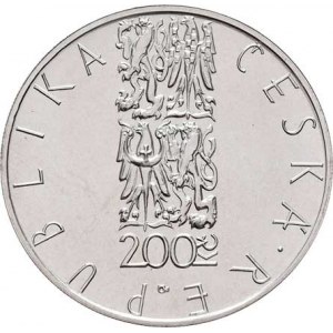 Česká republika, 1993 -, 200 Koruna 2001 - 200 let narození Františka Škroupa,