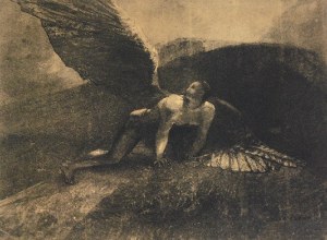 Odilon REDON (1840-1916), Upadły anioł
