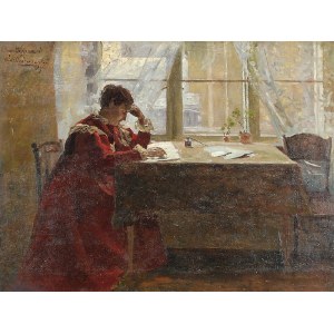Wincenty WODZINOWSKI (1866-1940), W domowym zaciszu, 1896