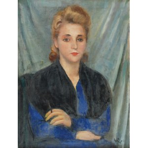 Wojciech WEISS (1875-1950), Kobieta z papierosem