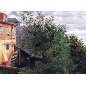 Józef RAPACKI (1871-1929), Dom w zieleni, 1908-1909