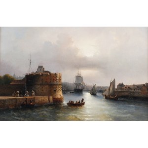 Jean Marie Auguste JUGELET (1805-1875), Wejście do portu