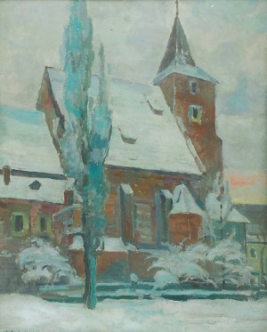 Zdzisław PRZEBINDOWSKI (1902-1986), Kościół Św. Krzyża w Krakowie, 1957