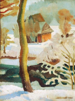 Marian NIŻYŃSKI (1910-1943), Pejzaż zimowy, 1929