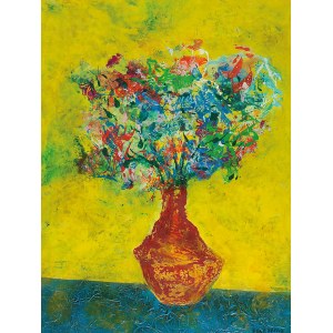 Maksymilian FEUERING (1896-1985), Kwiaty w wazonie, ok. 1980