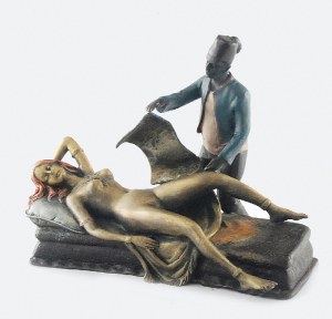 Franz Xavier BERGMANN (1861-1936), Grupa figuralna - erotyk