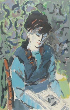 Jerzy LUBAŃSKI (1925-2005), Portret kobiety