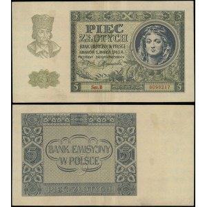 Polska, 5 złotych, 1.03.1940