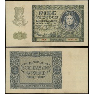 Polen, 5 Zloty, 1.03.1940