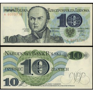 Polska, 10 złotych, 1.06.1982