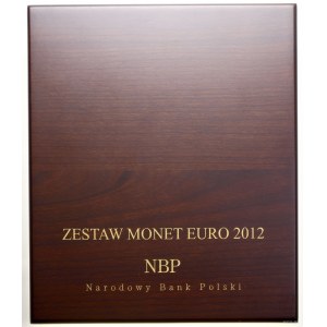Polen, kompletter Kursmünzensatz Euro 2012 Polen - Ukraine, Warschau