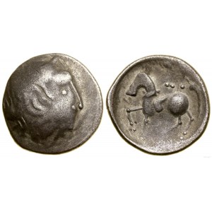 Celtowie Wschodni, tetradrachma typu Sattelkopfpferd, II-I w. pne