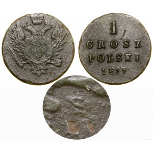 Polska, 1 grosz polski, 1817 IS (?), Warszawa
