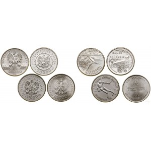 Polska, zestaw 4 monet, Warszawa