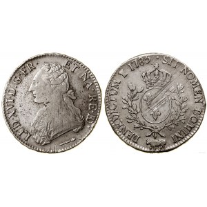 Francie, écu aux lauriers, 1785, Pau