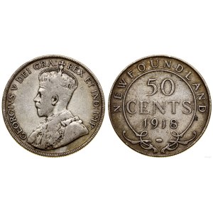 Kanada, 50 centów, 1918