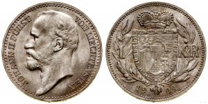 Liechtenstein, 1 crown, 1904, Bern