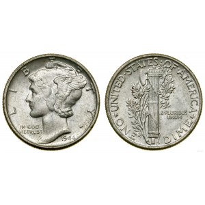 Stany Zjednoczone Ameryki (USA), 10 centów (dime), 1944, Filadelfia