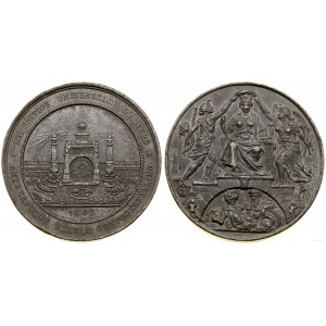 Belgia, medal pamiątkowy, 1885