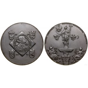 Polska, medal z serii królewskiej PTAiN - Zygmunt III, 1980, Warszawa