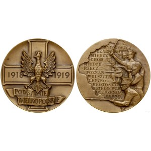 Polsko, pamětní medaile Velkopolského povstání, 1982, Varšava