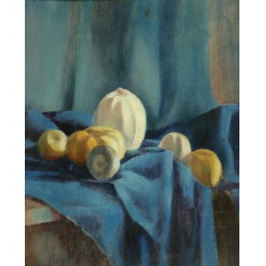 Adolf POPŁAWSKI (1907-1982), Still life with pumpkins