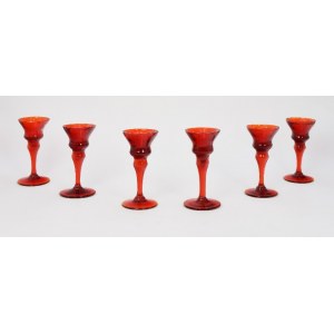 Zbigniew HORBOWY (1935-2019) - design, Liquor glasses - 6 pieces - from the collection Horbowy New Era