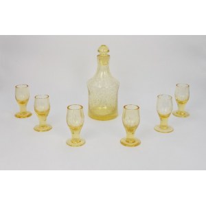 Zbigniew HORBOWY (1935-2019) - design, Carafe and 6 VIP glasses - from the collection Horbowy New Era