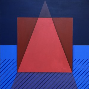 Anna Olszewska ( b. 1991), Composition with triangle, 2022