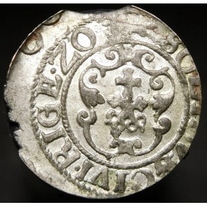 Zygmunt III Waza, Szeląg 1620, Ryga - liszka w lewo - ZO, PO M D L - rzadszy