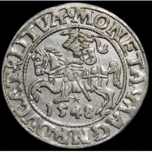 Zikmund II August, půlgroš 1548, Vilnius - arabská 1, LI/LITVA - krásná