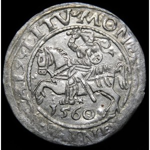Sigismund II Augustus, Half-penny 1560, Vilnius - DVX L/LITV