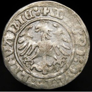 Sigismund I the Old, Half-penny 1509, Vilnius - Pogon without scabbard - dot - very rare.