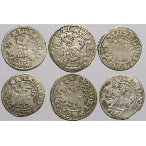 Alexander Jagiellonian, Vilnius half-penny - Gothic and Renaissance - set (pcs. 6)