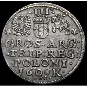 Zygmunt III Waza, Trojak 1600, Kraków