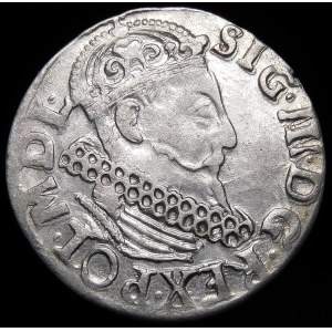 Zygmunt III Waza, Trojak 1621, Kraków - piękny