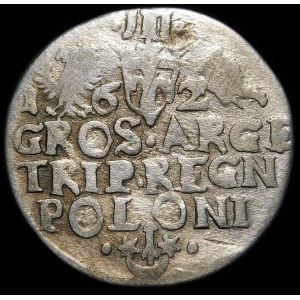 Sigismund III Vasa, Trojak 162?, Krakow - no numeral in the date - very rare