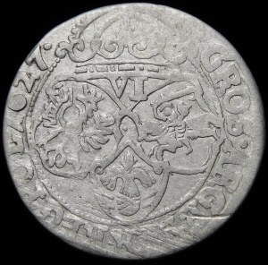 Zygmunt III Waza, Sixpence 1627, Kraków - variant