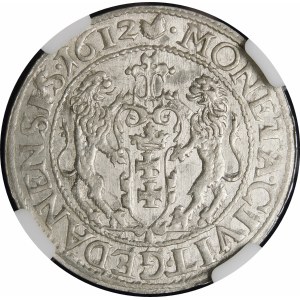 Sigismund III Vasa, Ort 1612, Gdansk - paw dot, PP - rare and beautiful