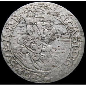 Jan II Kazimierz, Szóstak 1663 AT, Kraków - rzadszy