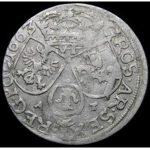Jan II Kazimierz, Szóstak 1663 AT, Kraków - rzadszy