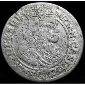 Jan II Kazimierz, Szóstak 1667 TLB, Kraków - rzadszy