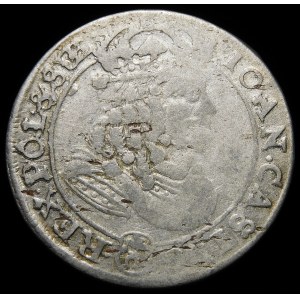 Jan II Kazimierz, Szóstak 1667 AT, Bydgoszcz - rzadki