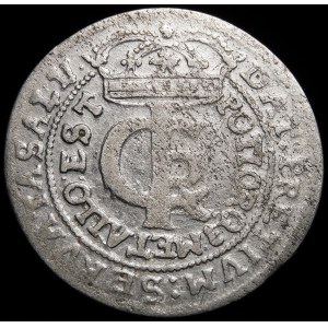 Jan II Kazimierz, Tymf 1665 AT, Kraków - przebitka SALV/L - rzadki