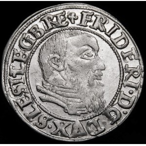 Śląsk - Księstwo legnicko-brzeskie, Fryderyk II, Grosz 1544, Legnica